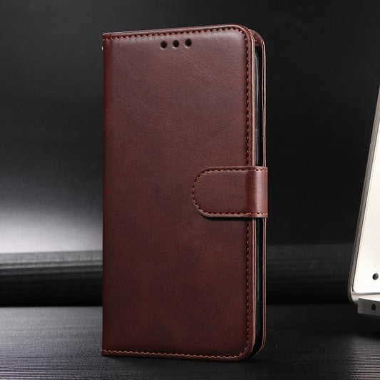 Classic Calf Texture Flip Leather Phone Case