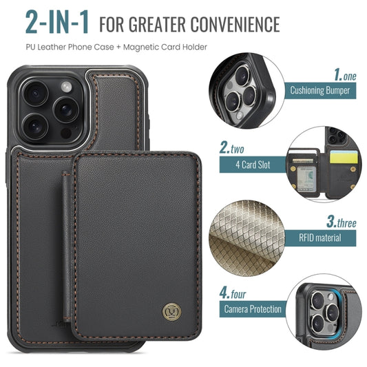 JEEHOOD J05 Business Magnetic Style RFID Leather Phone Case