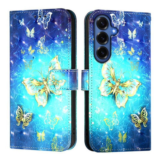3D Painting Horizontal Flip Leather Phone Case
