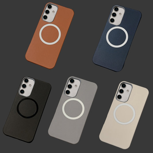 Leather Texture Design MagSafe Full Coverage Phone Case