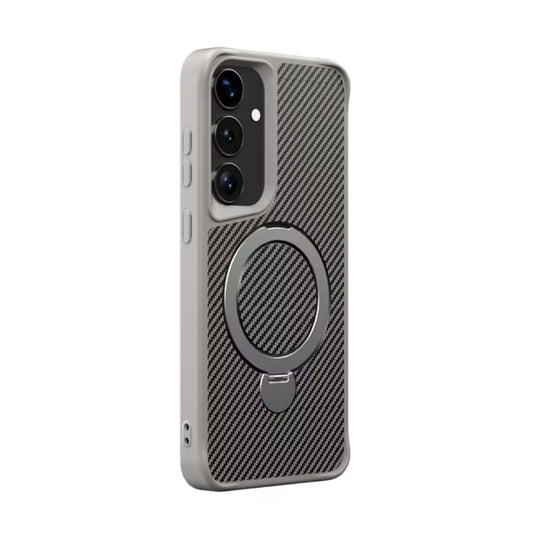 Carbon Fiber Texture 360 MagSafe Holder Phone Case