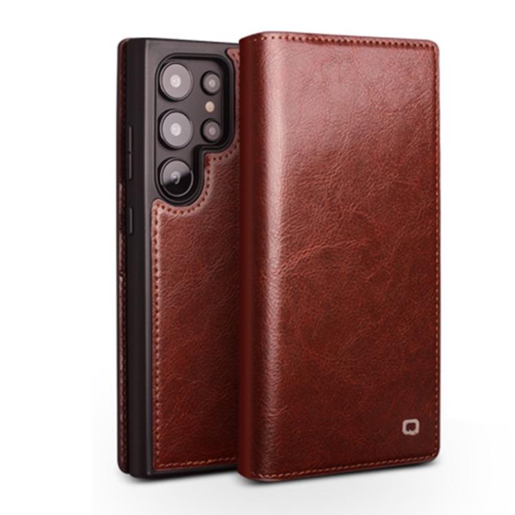 QIALINO Genuine Leather Phone Case