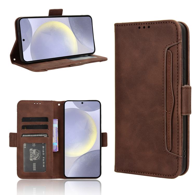 Skin Feel Calf Texture Card Slots Leather Phone Case