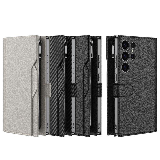 GKK Plating Wallet Leather Phone Case