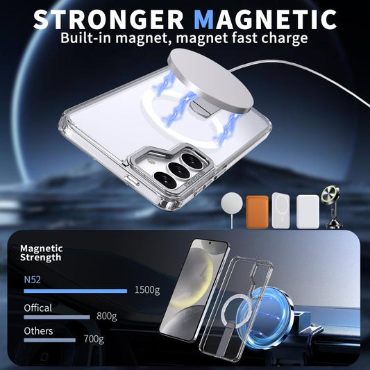 Star Shine Series TPU + PC MagSafe Phone Case with Fold Holder