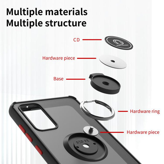 Q Shadow 1 Series TPU + PC Phone Case with Ring