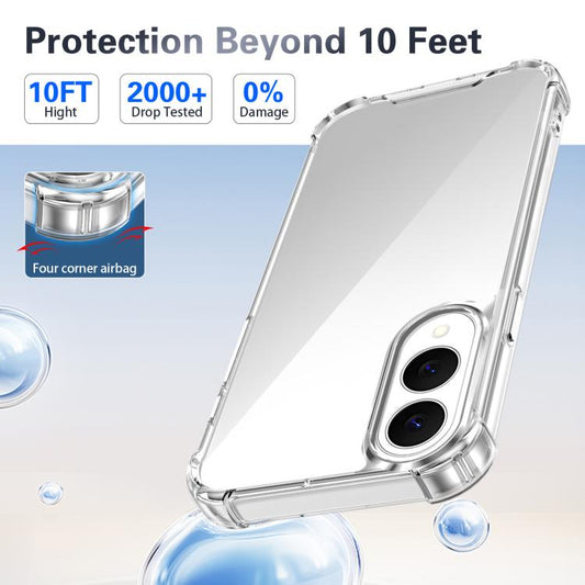 Four-corner Shockproof Acrylic +TPU Phone Case