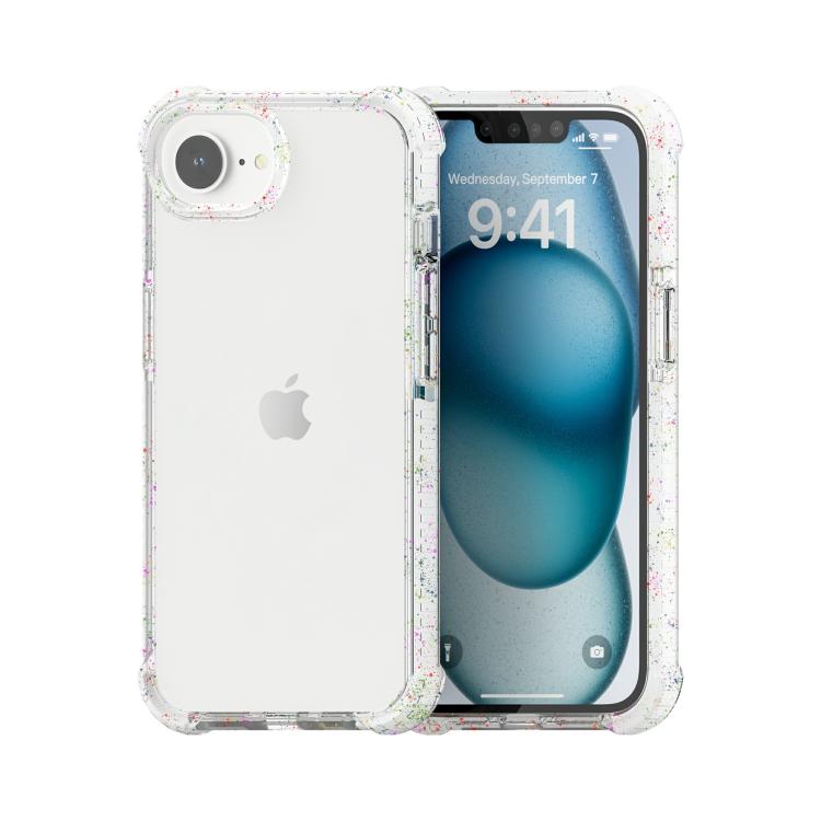 Acrylic Color Point Transparent Phone Case