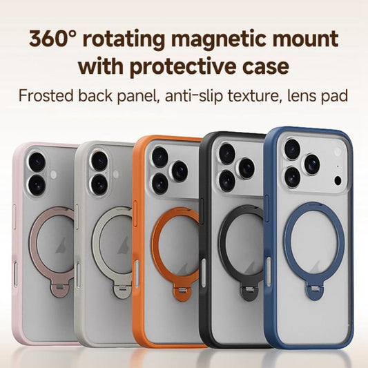 ZGA 360 Pivot Holder Magsafe PC Hybrid TPU Phone Case