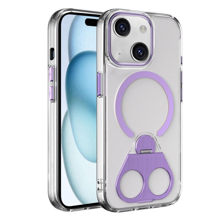 High Transparent MagSafe TPU Phone Case with 360 Degrees Rotating Ring Holder