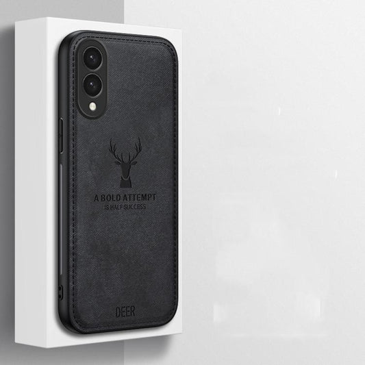 Deer Head Cloth Skin All-inclusive Phone Case