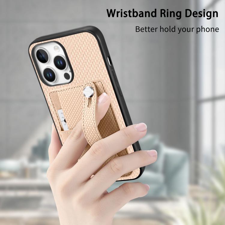 Wristband Kickstand Card Wallet Back Phone Case with Tool Knife