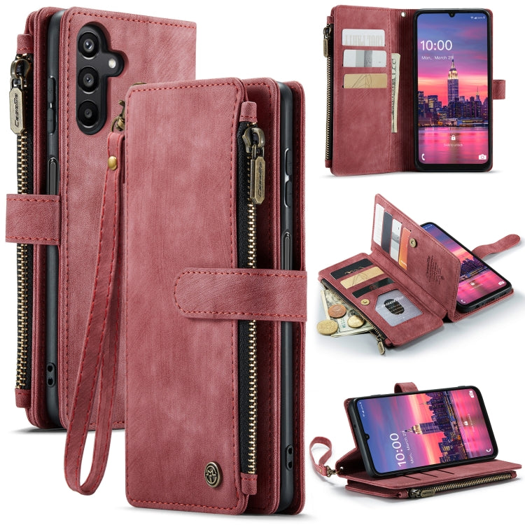 CaseMe C30 Card Slots Zipper Wallet Leather Phone Case
