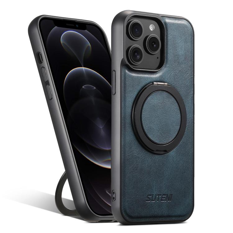 Suteni G3 Oil Wax 360 Rotation Holder MagSafe Back Phone Case