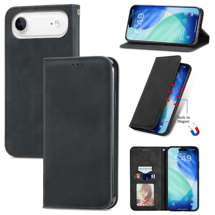 Retro Skin Feel Magnetic Flip Leather Phone Case
