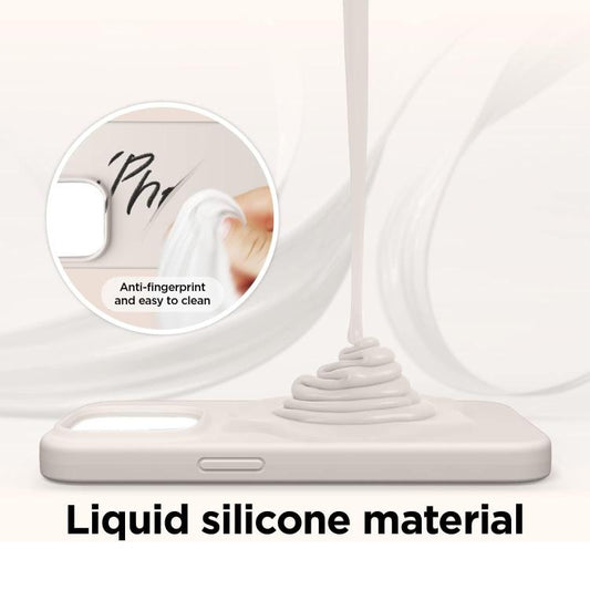 Kalebol Solid Color Simple All-inclusive Liquid Silicone Phone Case