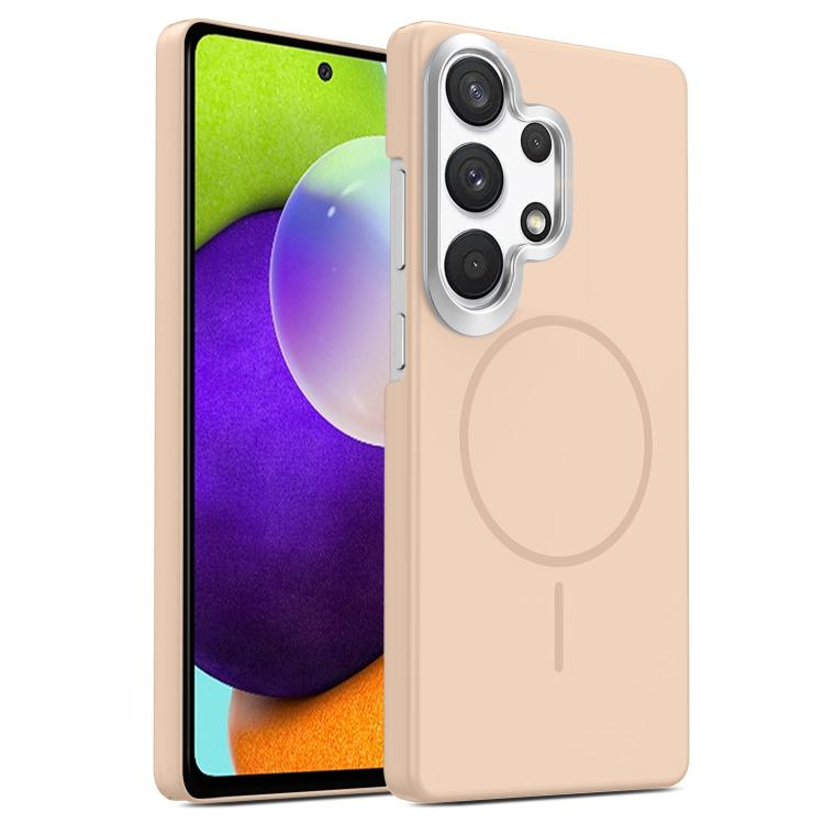 Gold Armor PC Thin Circle MagSafe Shockproof Phone Case