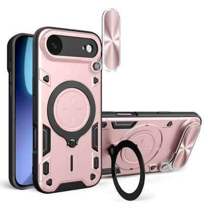CD Texture Sliding Camshield Magnetic Holder Phone Case