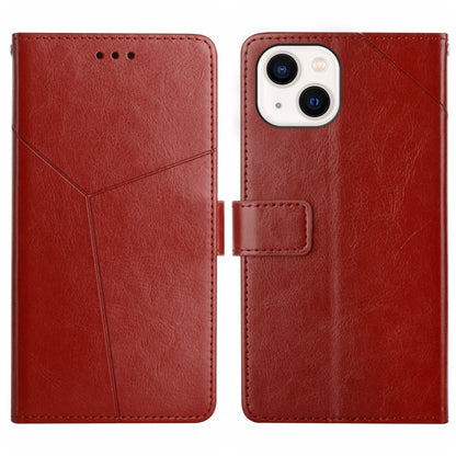 HT01 Y-shaped Pattern Flip Leather Phone Case