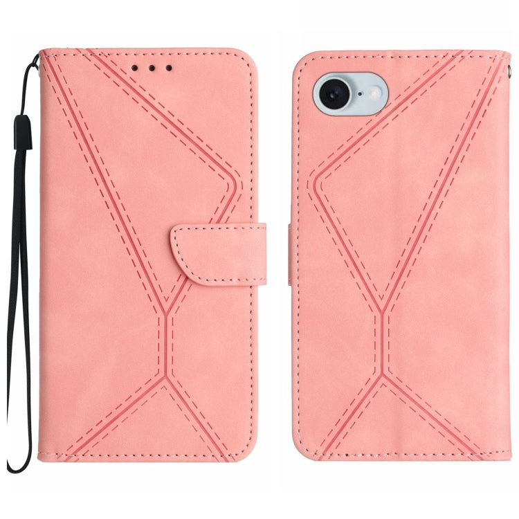 Stitching Embossed Leather Phone Case