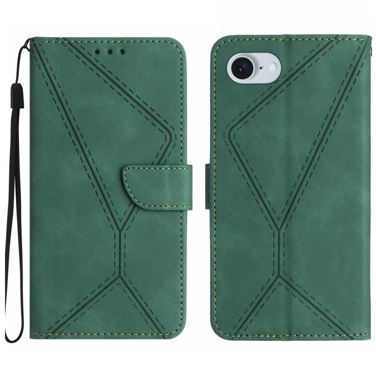 Stitching Embossed Leather Phone Case