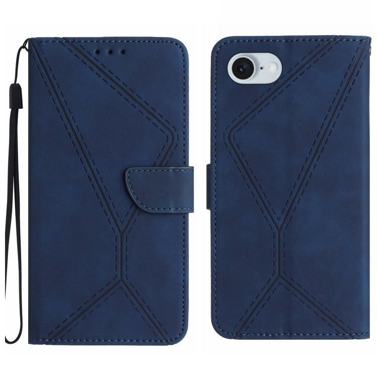 Stitching Embossed Leather Phone Case