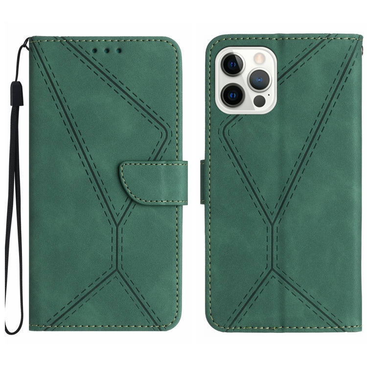 Stitching Embossed Leather Phone Case