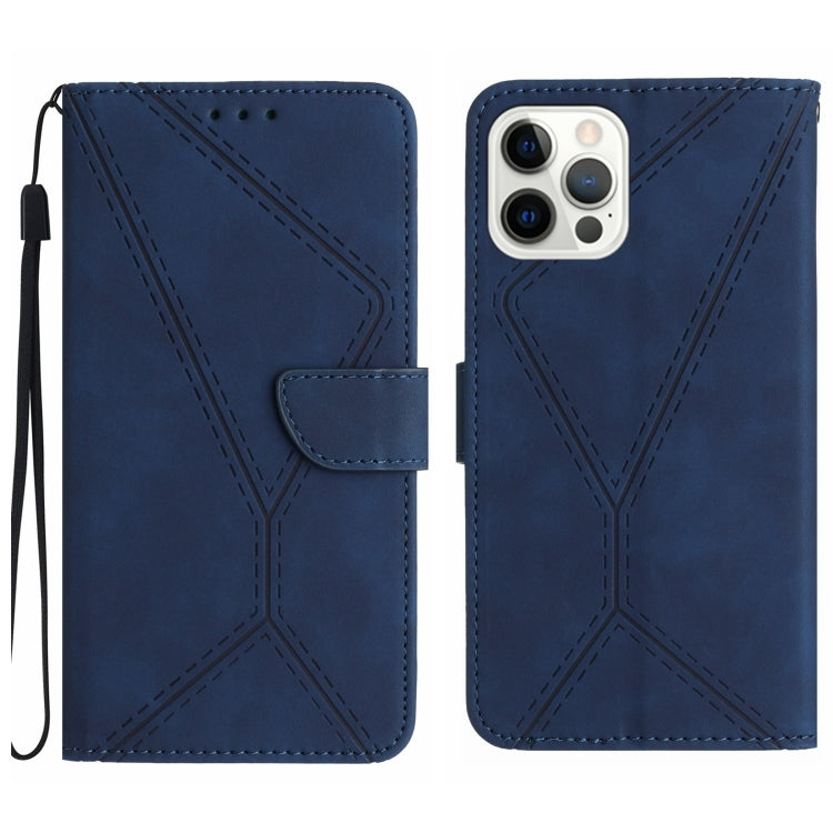 Stitching Embossed Leather Phone Case