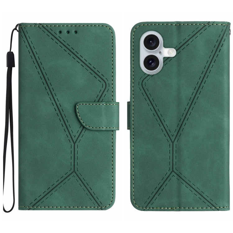Stitching Embossed Leather Phone Case