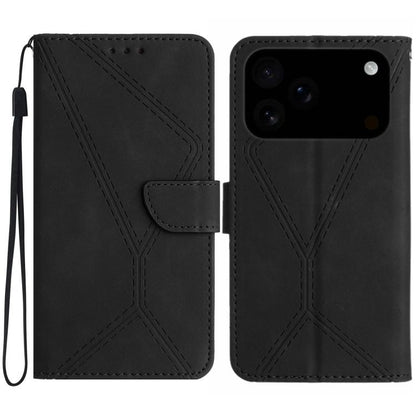 Stitching Embossed Leather Phone Case