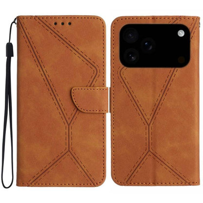 Stitching Embossed Leather Phone Case