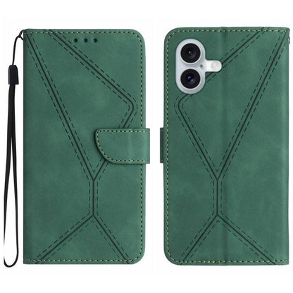 Stitching Embossed Leather Phone Case