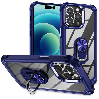 TPU + PC Lens Protection Phone Case with Ring Holder