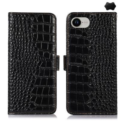 Crocodile Top Layer Cowhide Leather Phone Case