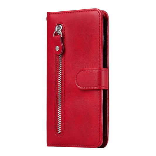 Fashion Calf Texture Zipper Leather Phone Case