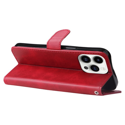 Fashion Calf Texture Zipper Leather Phone Case