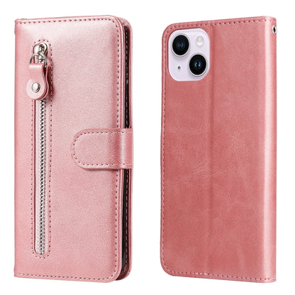 Fashion Calf Texture Zipper Leather Phone Case