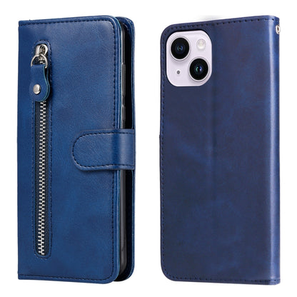 Fashion Calf Texture Zipper Leather Phone Case