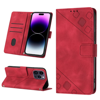 Skin-feel Embossed Leather Phone Case