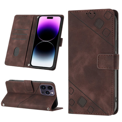 Skin-feel Embossed Leather Phone Case