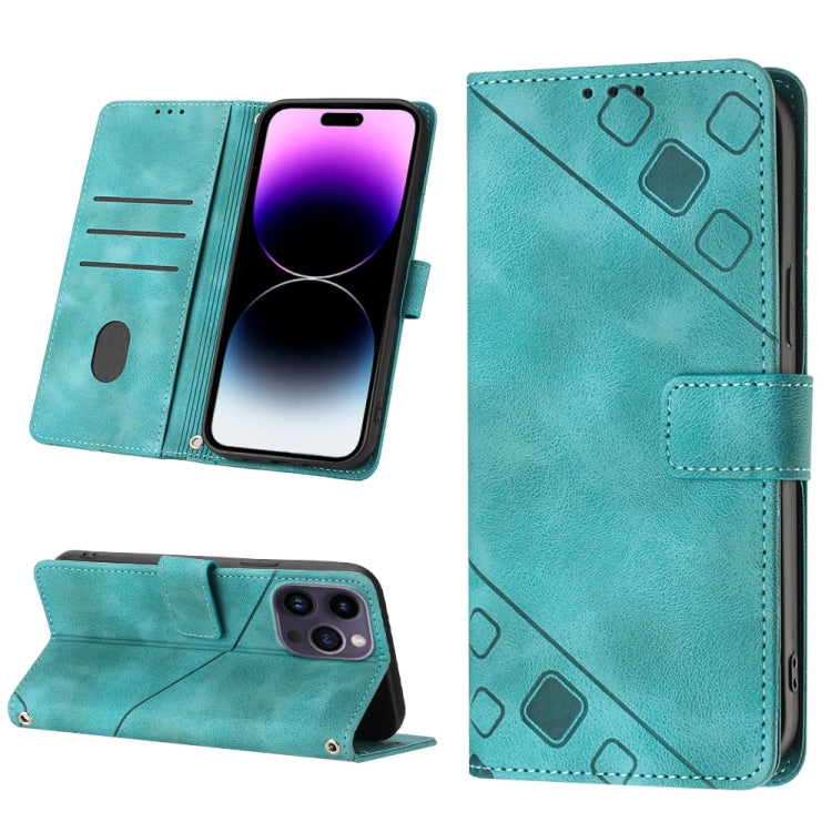 Skin-feel Embossed Leather Phone Case