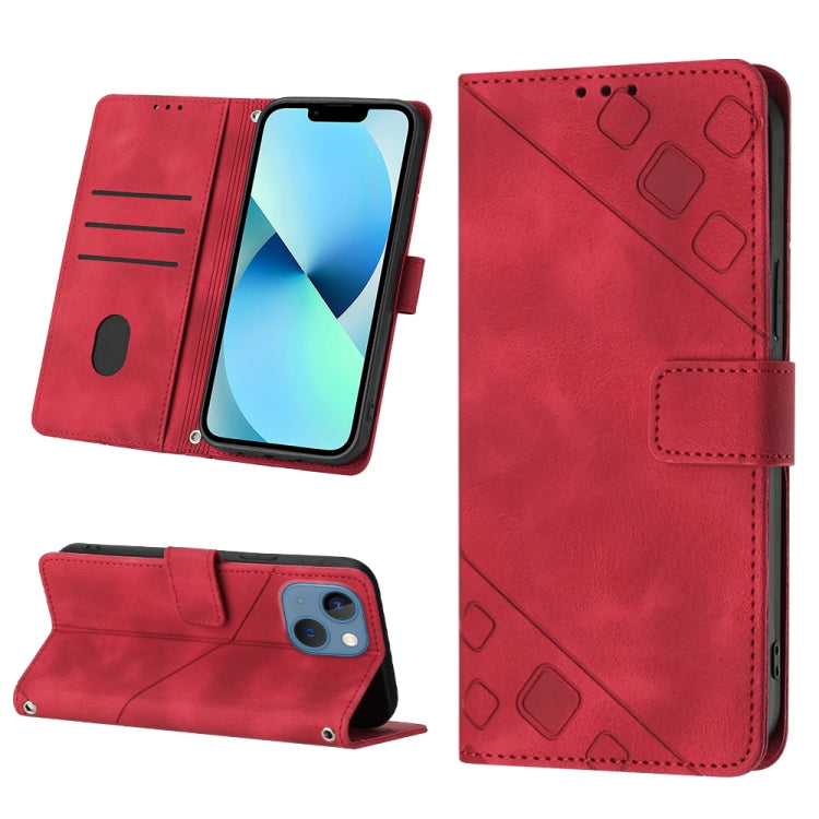 Skin-feel Embossed Leather Phone Case