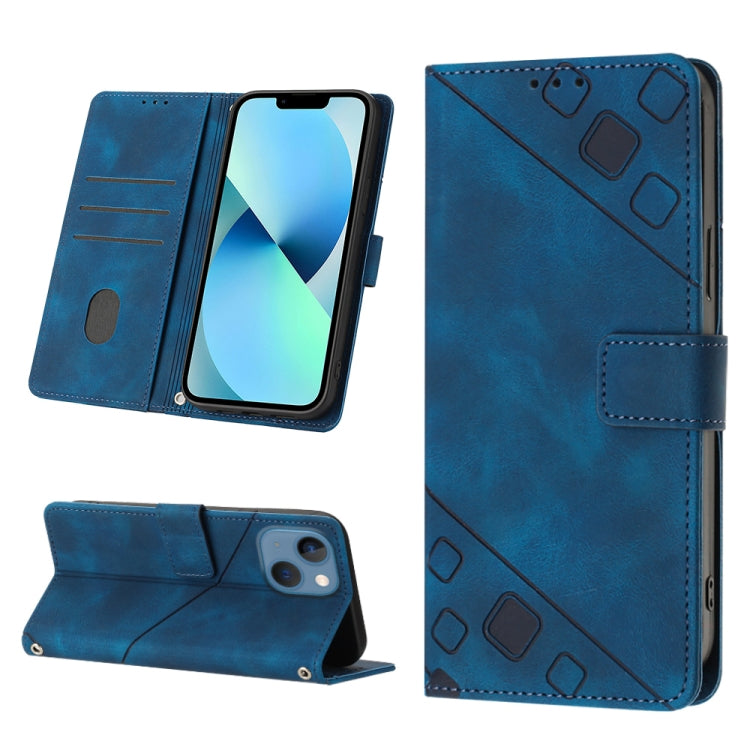 Skin-feel Embossed Leather Phone Case