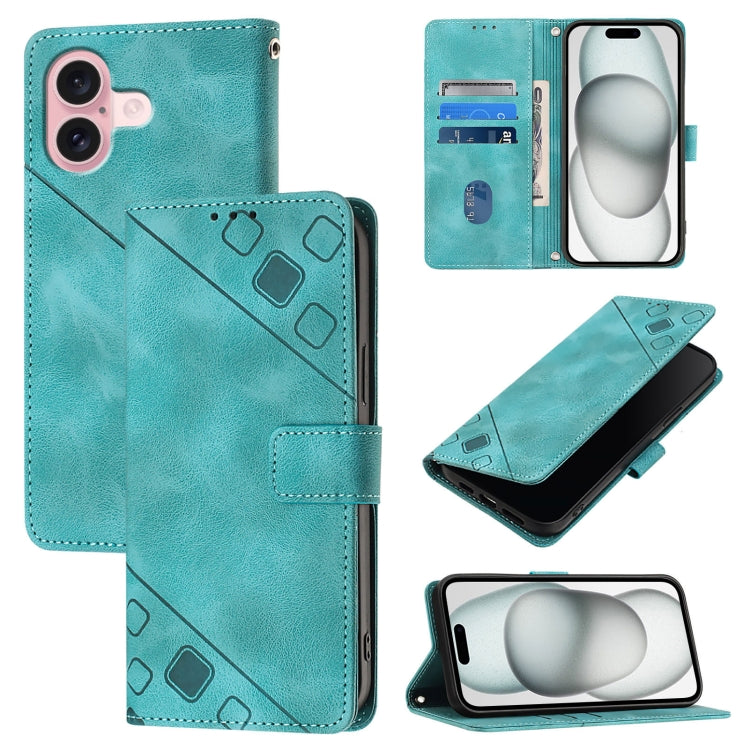 Skin-feel Embossed Leather Phone Case