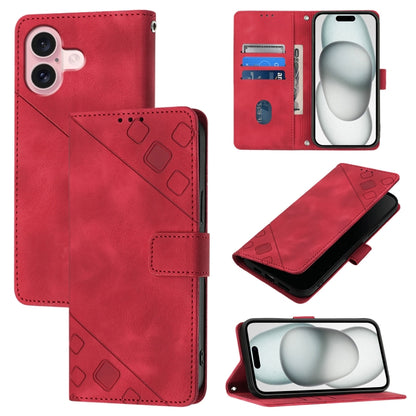 Skin-feel Embossed Leather Phone Case