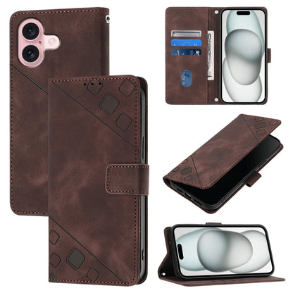 Skin-feel Embossed Leather Phone Case