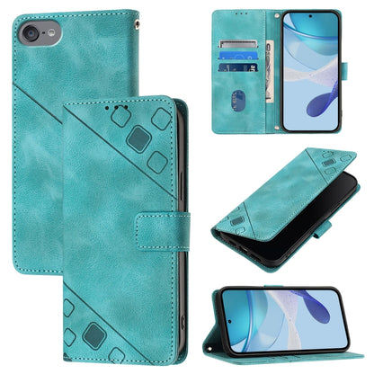 Skin-feel Embossed Leather Phone Case