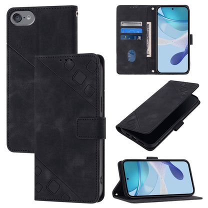 Skin-feel Embossed Leather Phone Case