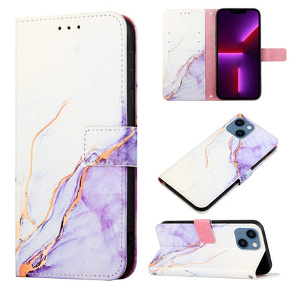 PT003 Marble Pattern Flip Leather Phone Case