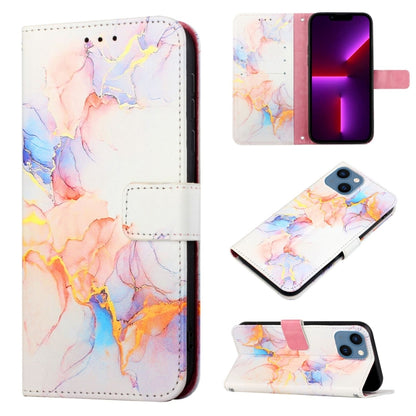 PT003 Marble Pattern Flip Leather Phone Case